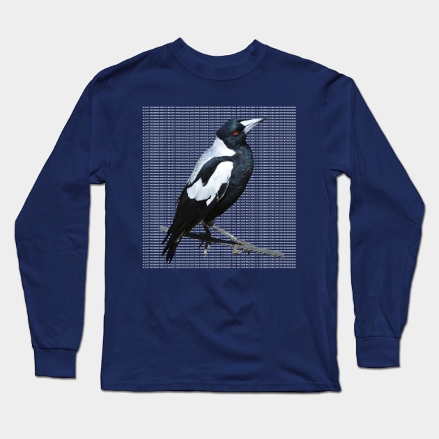 all of the birds died in 1986 Long Sleeve T-Shirt by Ramy Art